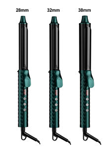 Fer à boucler électrique en céramique certifié MCH avec écran LCD, double tension, pour hôtels et camping-cars - Product Image 3