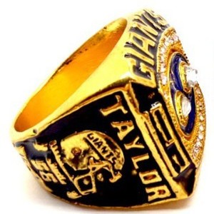 Anillo de Campeonato de los New York Giants de la <span class=keywords><strong>NFL</strong></span> de 1990, Aleación, Venta Directa de Fábrica - Product Image 3