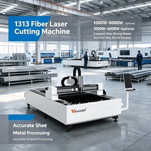 Máquina de corte por láser de fibra CNC 1313, <span class=keywords><strong>cortadora</strong></span> de láser para chapa metálica, para publicidad y fabricación de metales - Product Image 2