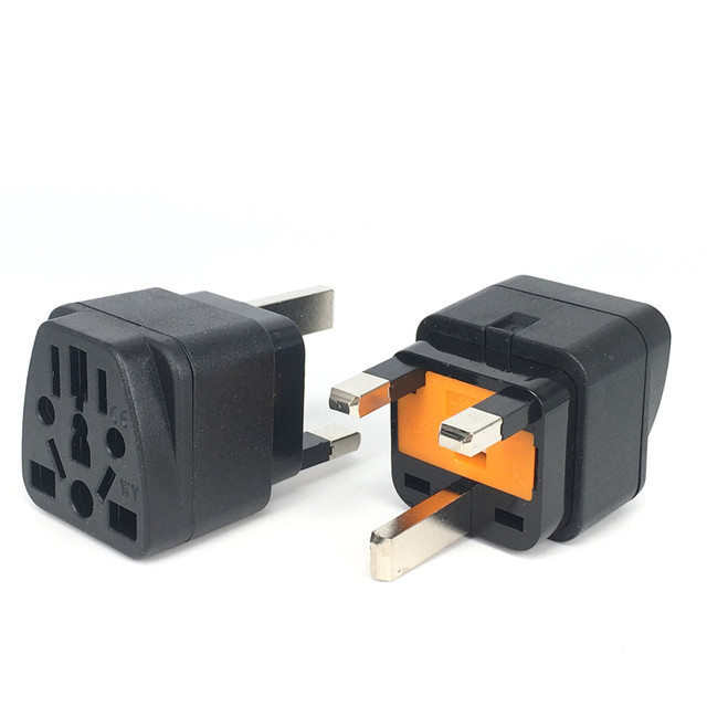 UK Travel Adapter Universal to England Conversion Plug 13A Multifunction EU US AU to Type G Converter for Travel Singapore Qatar