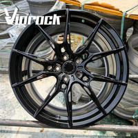 Jantes forgées Viorock 10 branches, 18-22 pouces, noir brillant, personnalisées, 5x112 5x114.3 5x120, compatibles BMW Tesla Honda Ford Jeep