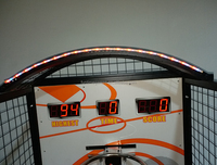 Machine d'arcade de basketball à monnayeur, jeu de simulation de basketball urbain avec écran LCD et système de redemption de tickets