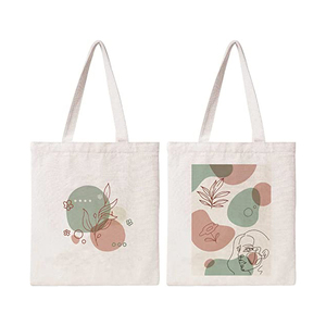 Custom Logo Printed Eco Friendly White Cotton Tote <b>Bag</b> Fashion Women Travel Cute Reusable Shopping <b>Bag</b> - Product Image 1