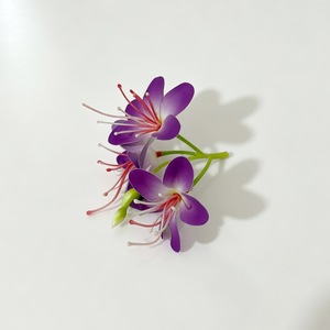 ช่อดอกมะลิประดิษฐ์ ยางนิ่ม สีม่วง ชมพู ฟ้า ขาว ส้ม สำหรับตกแต่งงานแต่งงาน DIY - Product Image 4