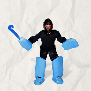 Equipo de Portero de Hockey sobre Césped TOPLINE PRODUCTS, Conjunto Completo Negro y Naranja, Equipo de Protección Modelo TP-GS-20 para Deportes de Equipo - Product Image 1