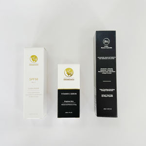 Boîte en papier métallique de luxe certifiée FSC |   Emballage cosmétique personnalisé avec vernis inversé premium <span class=keywords><strong>et</strong></span> boîte pour flacon compte-gouttes avec UV sélectif - Product Image 2