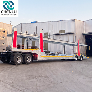 Chất Lượng Cao 2 3 Trục Mạ Kẽm Xe Tàu Sân Bay 8-<span class=keywords><strong>10</strong></span> Xe Ô Tô Tàu Sân Bay Xe Trailer Đặc Biệt Cho Kazakhstan - Product Image 2