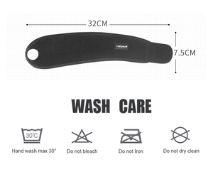 Pembungkus pergelangan tangan angkat beban Gym bernapas Neoprene dapat disesuaikan kustom untuk keamanan kebugaran - Product Image 6