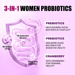 OEM ODM Women's Probiotic Tablets Help Nourish Good Bacteria in Your Gut Improve Immune Function Women's Prebiotic Tablets - Product Image 2