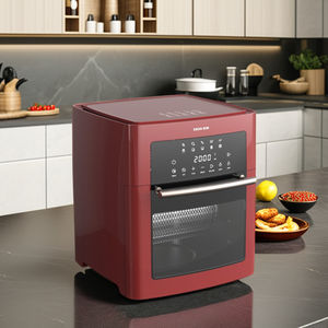 بوتاجاز كهربائي 10 في 1 صحي مربع بدون زيتة ساخن فرن مقلاة هوائية غير لاصقة مع شاشة لمس رقمية للاستخدام المنزلي - Product Image 3