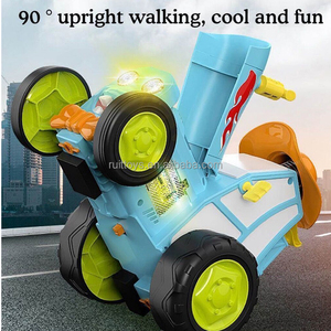 Telecomando auto danzanti musicali cartone animato scherzo RC acrobazia pazzesca auto giocattolo per bambini - Product Image 4