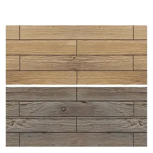 Suelo de porcelana antideslizante resistente al ácido, aspecto de madera falsa, de arcilla modificada, para fachada de azulejos flexibles - Product Image 1
