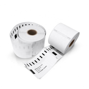 Free Sample Dymo 4xl Printing Labels <b>Pvc</b> Vinyl Sticker Plain Thermal Labels Compatible With Dymo 450 - Product Image 4