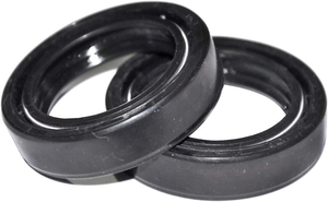 Bộ 4 con dấu dầu Giảm chấn phía trước xe máy và Bộ con dấu bụi cho Yamaha mt125 ybr125 yb125z YB125 cao su đen - Product Image 5