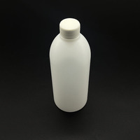Bouteille en plastique PE de 500 ml avec bouchon à vis pour le stockage de liquides tels que le shampoing, la lotion et les boissons, étanche et durable