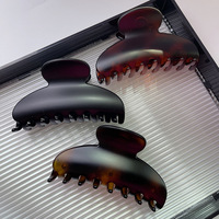 Pinces à cheveux en arc de haute qualité, élégantes et simples, grandes pinces à cheveux en forme de lingot, pinces requin rétro pour chignon, accessoires capillaires pour femmes