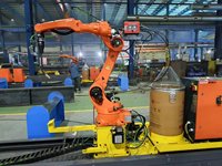 Robot de soldadura automático sin necesidad de programación con nueva función de 7 ejes, adecuado para operaciones con vigas metálicas