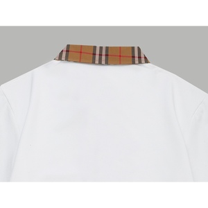 เสื้อเชิ้ตผู้ชาย ผ้าฝ้าย 100% ลายสก็อต ปกเสื้อเชิ้ต แขนสั้น สไตล์ลำลอง ทรงปกติ ผ้าอ๊อกซ์ฟอร์ด ติดกระดุม ย้อมสีพื้น - Product Image 3