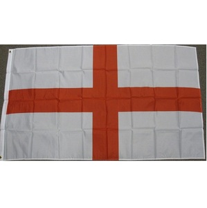 Drapeau de l'Angleterre imprimé, drapeau en polyester de qualité 68D, blanc, rouge, croix, drapeaux d'intérieur/extérieur de l'Angleterre - Product Image 6