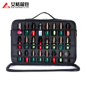 Sac de rangement pour vernis à ongles, organisateur de maquillage cubique en tissu Oxford 600D pour utilisation en salon de manucure - Product Image 2