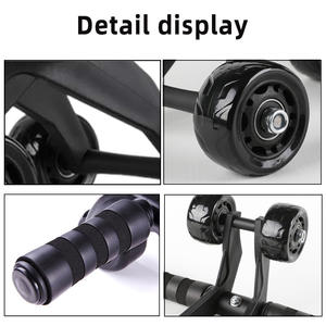 Ab Muscle Roller Abdominal Chakra Quatre Roues Sain Ventre Roue Nouveau Rouleau Roue ab Exercice Pull Core Formation <span class=keywords><strong>Gym</strong></span> Sports - Product Image 3