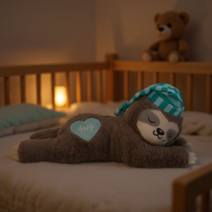 Peluche de Perezoso Junior con Latido de Corazón, 34 cm, Peluche de Animal Dormilón para Niños - Product Image 3