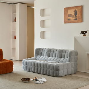 Sofás de compresión de sofá de combinación de tela moderna, embalaje en caja, sofá comprimido para sala de estar - Product Image 6