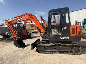 Excavatrice compacte Doosan DH55 d'occasion de haute qualité, 5,5 tonnes, pour travaux de construction - Product Image 4