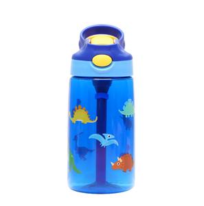 Bouteille d'eau pour enfants et étudiants, en plastique PP écologique de qualité alimentaire, résistante aux chutes, 480 ml, motif dessin animé, pour l'été et l'école - Product Image 1