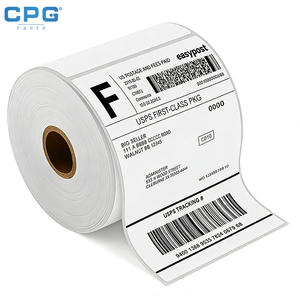 Etiqueta Térmica de Alta Adhesión y Triple Protección Directo de Fábrica, 100x150mm 4x6 pulgadas, Etiqueta de Código de Barras, Etiqueta de Embalaje para Almacén - Product Image 1