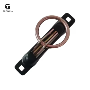 Topwell 2" Attache de fixation robuste E-Track avec joint torique, résistance à la rupture de 4100 lb, crochet de fixation de cargaison en acier <span class=keywords><strong>pour</strong></span> camion, remorque, fourgonnette - Product Image 6