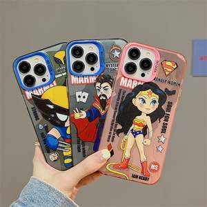 Étui de téléphone portable sans fil résistant aux chocs et imperméable en PC/acrylique avec design de dessin animé Spider-Man pour 17 16 15 14 13 Pro Max - Product Image 6