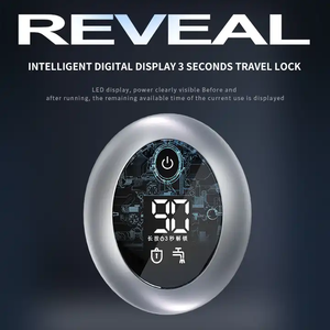 LED Display 7D Magnetic <b>Head</b> Trimmer Bald Men USB Groomer Waterproof Rotary <b>Razor</b> Rechargeable Electric Body Household - Product Image 2