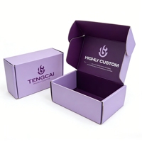 Boîte d'emballage en carton ondulé personnalisée avec logo, recyclable, avec revêtement UV, laminage mat, laminage brillant, gaufrage