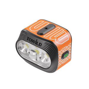 高亮度 LED 自行车前灯 USB 可充电且 IPX6 防水 便携式户外用 适用于公路/山地自行车 - Product Image 1