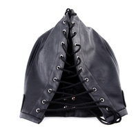 PVC Masque Bondage Fétiche Bandeau SM Produits Cosplay Cuir Chapeaux BDSM Accessoires Adulte Usine SexShop