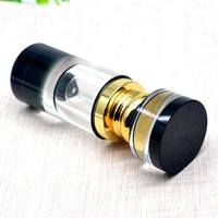 Botol semprot kabut halus isi ulang, semprotan parfum Attar kaca kristal Arab 1ml 2ml 3ml dengan tongkat kaca