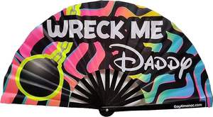 Abanicos Plegables de Bambú y Poliéster de 13 Pulgadas, Estilo Arte Folclórico, Tela en Blanco para Sublimación, con Sonido Fuerte, Estilo Musical Pintado - Product Image 5