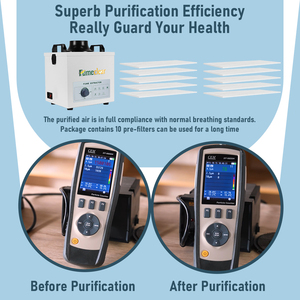 Hút mạnh mẽ hút khói extractor 10 * dày pre-lọc + H13 HEPA Hàn fume extractor 99.99% thanh lọc Hàn Hàn - Product Image 4