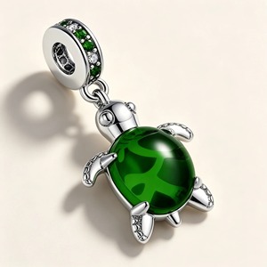 Nouveauté : Perles Breloques Tortue Marine, Dauphin, <span class=keywords><strong>Salamandre</strong></span> pour Bijoux DIY Femme – Idéales pour Bracelets - Product Image 3