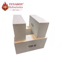 Briques isolantes en mullite frittée légères Tynason JM, briques réfractaires à isolation thermique avec structure poreuse