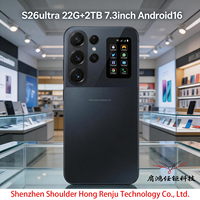 22G+2TB Prix Usine 2026 NOUVEAU Téléphone Android 16 7.3 POUCES S26 Ultra Smartphone 5G avec Stylet Intégré 108MP LTE Cellulaire Double SIM