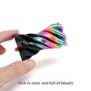 3D Printed Plastic Spinning <b>Toy</b> for Children's Educational Development-Quick Stress Relief & <b>Anxiety</b> Relief Spiral Cone <b>Toy</b> - Product Image 3
