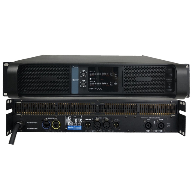 Professional 2CH 14000w Power Amplifier Fp 14000 Class TD Mixer Amplifiers for Subwoofer Box