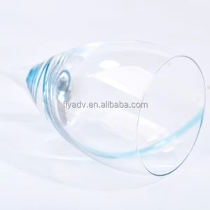 Calice da Vino Rosso per Dessert <span class=keywords><strong>con</strong></span> Stelo Lungo e Banda Blu a Spirale, Idoneo per Lavastoviglie, Ideale per Matrimoni - Vendita all'Ingrosso - Product Image 3