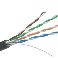 Suministro directo de fábrica Cable Lan 0,47 CU Yingxin Interior Cat5e Red Ethernet Cable Cables de comunicación