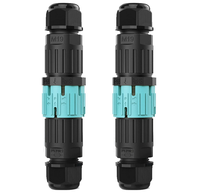 Conectores Eléctricos Impermeables de 3 Pines, Caja de Conexiones Eléctricas Subterránea, Conectores de Cable Impermeables M19, Conector de Cable Autoblocante
