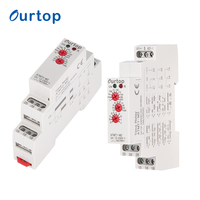 16a Relais temporisé Off-Delay Signal Decay Time Switch Ventilateurs Pompe Minuterie 18mm Standard Din Rail Montage