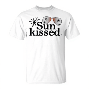 Camiseta de verano Sun Kissed, camiseta sin mangas para vacaciones en la playa - Product Image 2