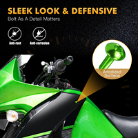 Kit de vis de carénage de moto NICECNC 253 pièces, universel M5 M6, vis en aluminium, attaches, clips, rivets pour carrosserie de moto sportive